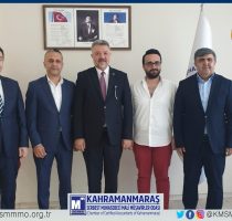 Dulkadiroğlu Ziraat Odası Başkanı Sayın Mehmet ÇETİNKAYA ve SMMM Mehmet Emre ÇAMSARI’nın hayırlı olsun ziyaretleri